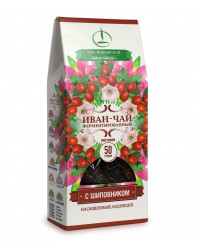 Иван-Чай ферментированный с ягодами Шиповника 50 г Емельяновская Биофабрика