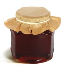 Цветочный мед 500 г в стекле с тканью и биркой (Фото 4)