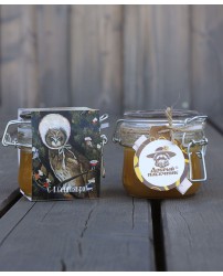 Цветочный мед 300 г в стекле "С 1 сентября!" (Фото 1)