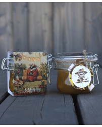 Цветочный мед 300 г в стекле "С 8 марта!" (Фото 1)