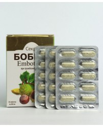 Секрет бобра Embotinc при тромбоэмболии 30 таблеток Сашера-Мед (Фото 1)